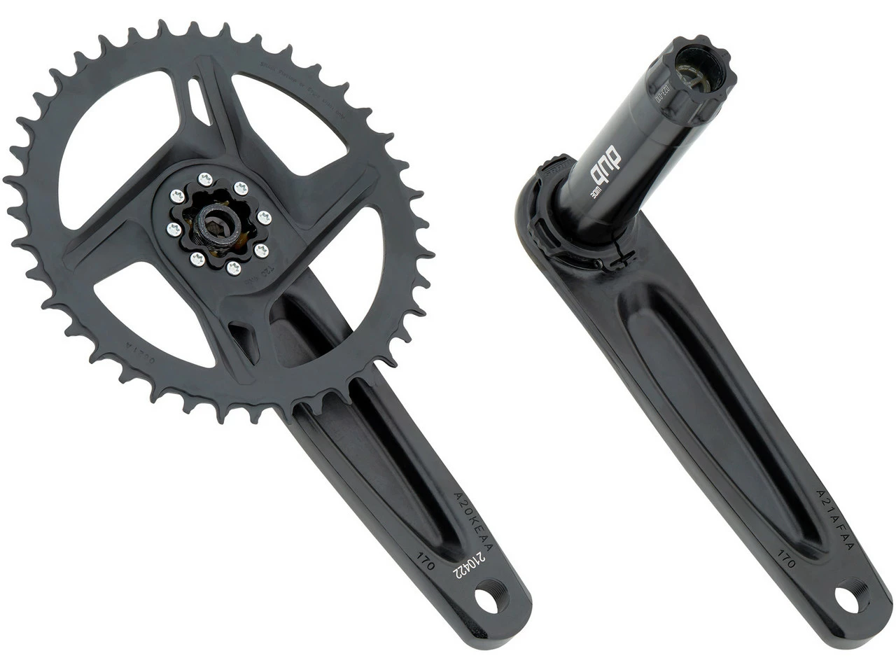 SRAM Rival 1 Wide DUB 1x12-fach Powermeter Kurbelgarnitur 5 SRAM Rival 1 Wide DUB 1x12-fach Powermeter Kurbelgarnitur - Image 3