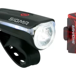 SIGMA Aura 60 Frontlicht + Infinity Rücklicht LED Beleuchtungsset Mit StVZO