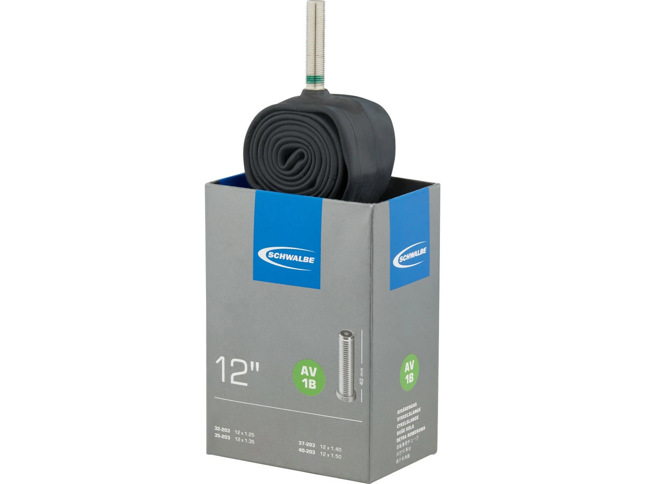 Schwalbe Schlauch 1B Für 12" 3 Schwalbe Schlauch 1B Für 12"