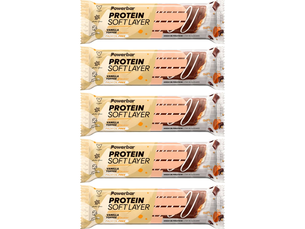 Powerbar Protein Soft Layer Proteinriegel - 5 Stück 4 Powerbar Protein Soft Layer Proteinriegel - 5 Stück - Image 2