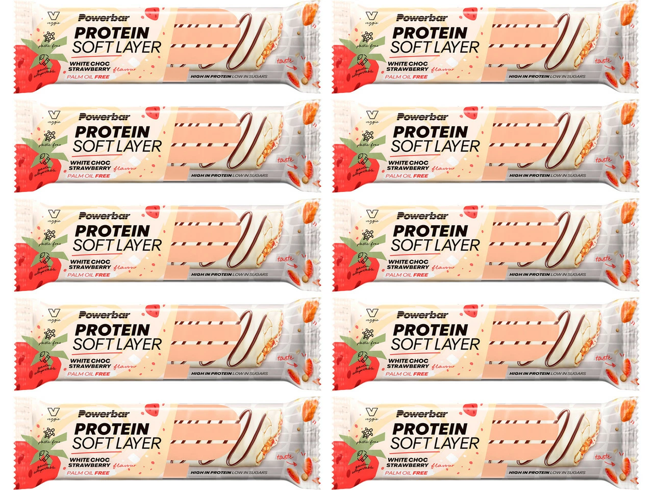 Powerbar Protein Soft Layer Proteinriegel - 10 Stück 3 Powerbar Protein Soft Layer Proteinriegel - 10 Stück