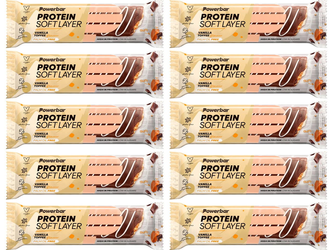 Powerbar Protein Soft Layer Proteinriegel - 10 Stück 4 Powerbar Protein Soft Layer Proteinriegel - 10 Stück - Image 2