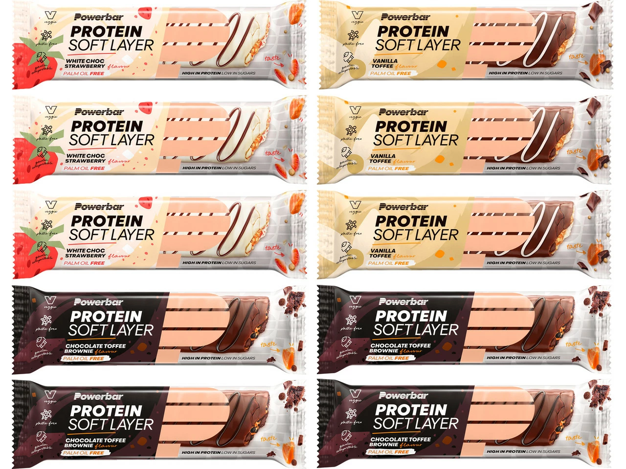 Powerbar Protein Soft Layer Proteinriegel - 10 Stück 6 Powerbar Protein Soft Layer Proteinriegel - 10 Stück - Image 4