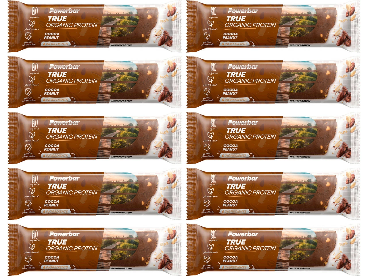 Powerbar True Organic Protein Proteinriegel - 10 Stück 3 Powerbar True Organic Protein Proteinriegel - 10 Stück