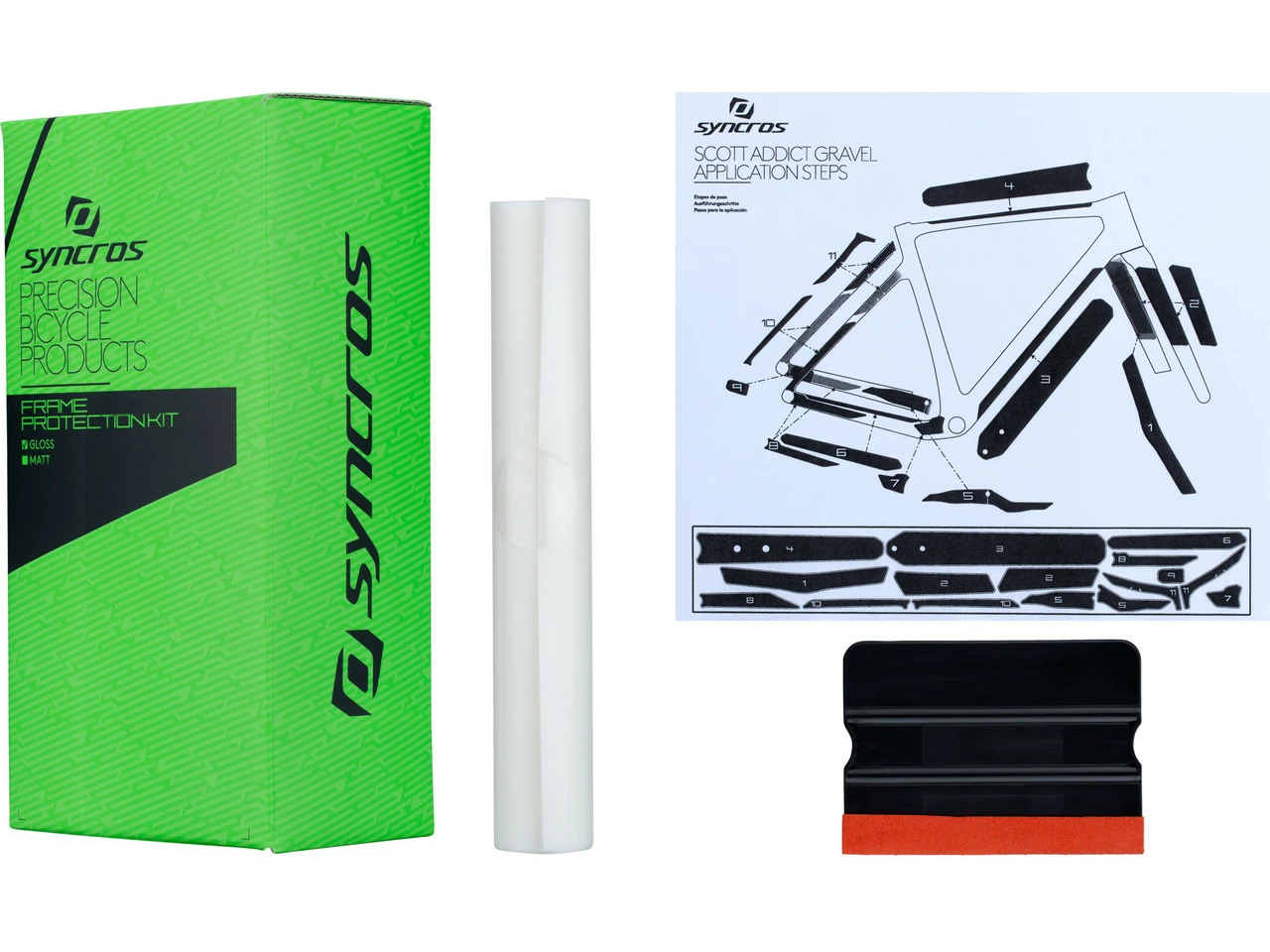 SYNCROS Rahmenschutzfolien-Set Für Scott Addict Gravel 4 SYNCROS Rahmenschutzfolien-Set Für Scott Addict Gravel - Image 2
