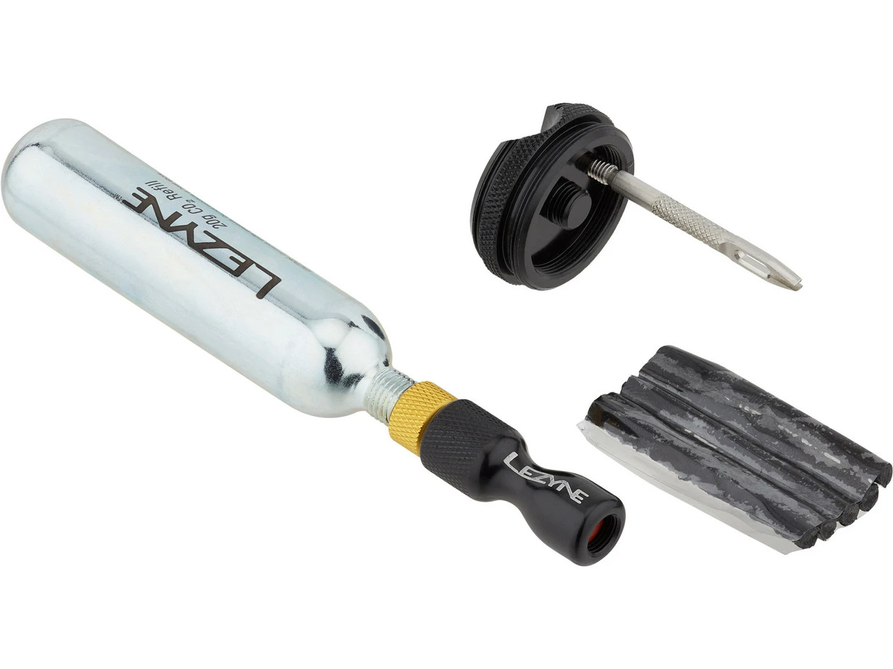 Lezyne CNC Tubeless Drive Minipumpe Mit Tubeless Reparaturset Und CO2-Pumpe 6 Lezyne CNC Tubeless Drive Minipumpe Mit Tubeless Reparaturset Und CO2-Pumpe - Image 4