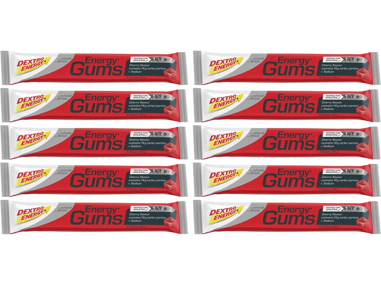 Dextro Energy Energy Gums - 10 Stück 4 Dextro Energy Energy Gums - 10 Stück - Image 2