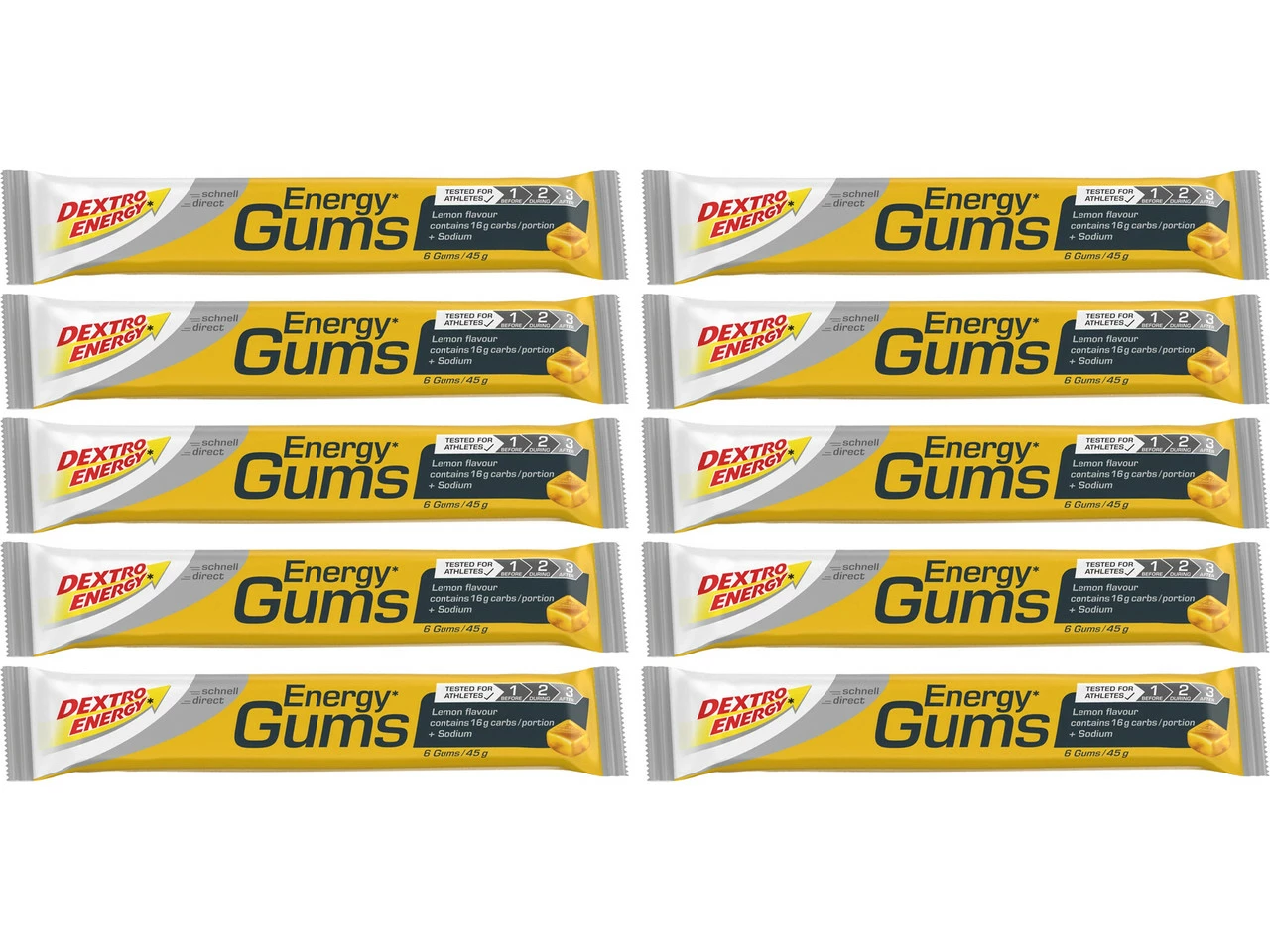 Dextro Energy Energy Gums - 10 Stück 5 Dextro Energy Energy Gums - 10 Stück - Image 3