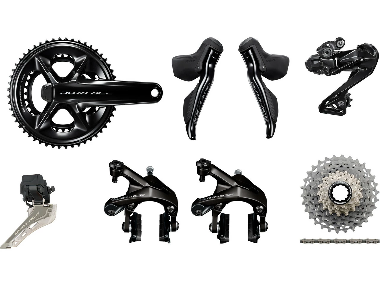 Shimano Dura-Ace Di2 R9250 Powermeter Gruppe 2x12 40-54 3 Shimano Dura-Ace Di2 R9250 Powermeter Gruppe 2x12 40-54