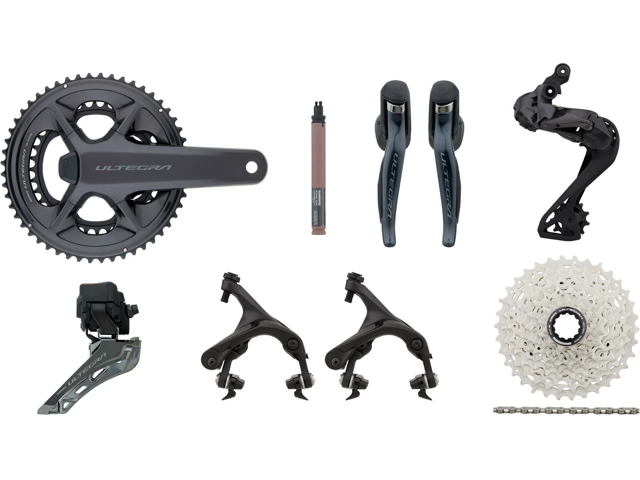 Shimano Ultegra Di2 R8150 Powermeter Gruppe 2x12 34-50 3 Shimano Ultegra Di2 R8150 Powermeter Gruppe 2x12 34-50