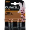 Duracell Alkalibatterie AAA LR03 Plus - 4 Stück -Fahrräder Verkäufe 489719